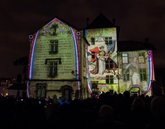 mapping video aix les bains noel