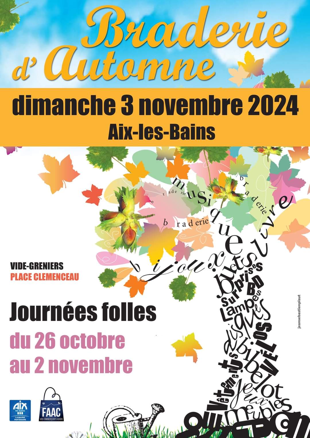 Braderie d'Automne Aix les Bains