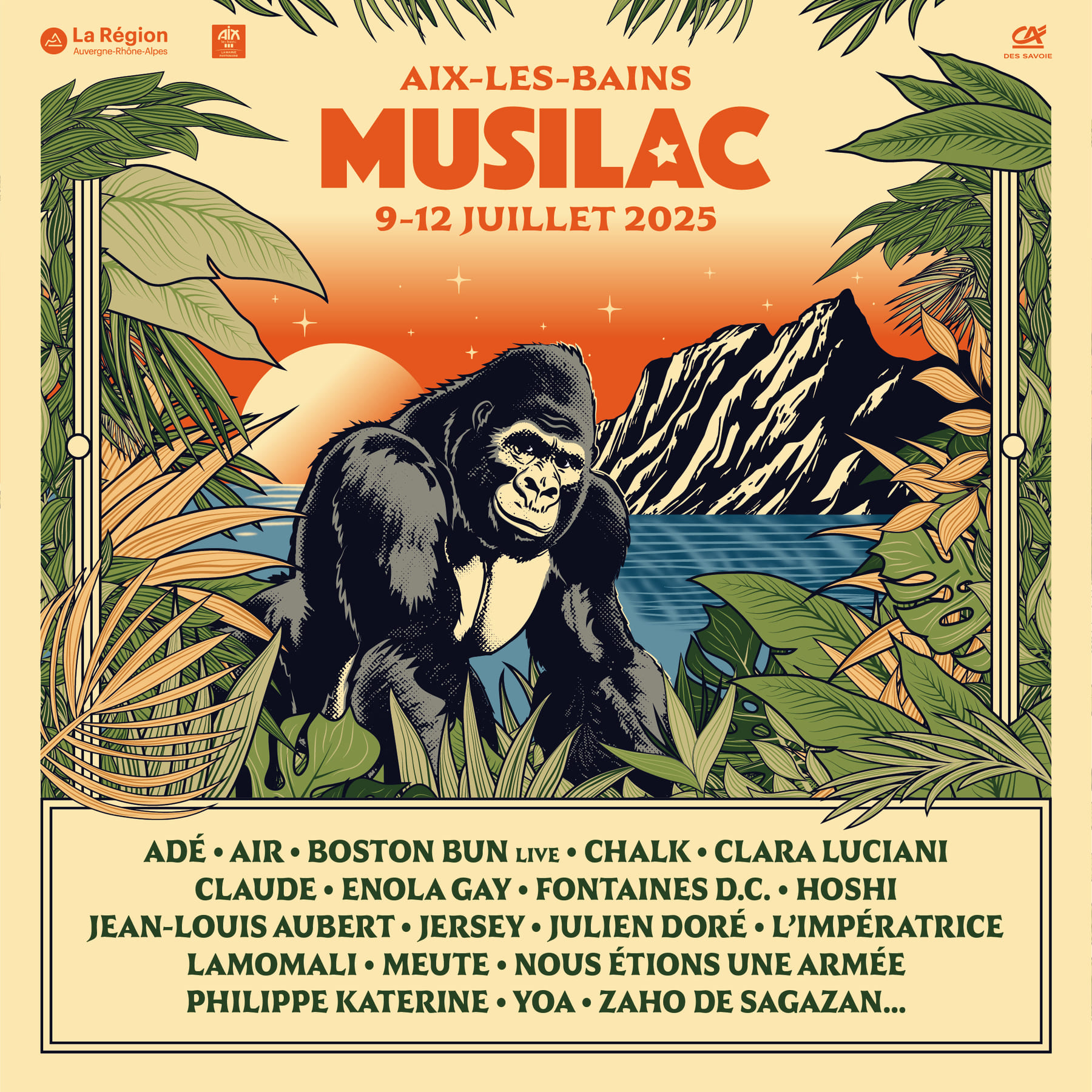 Musilac 2025 affiche