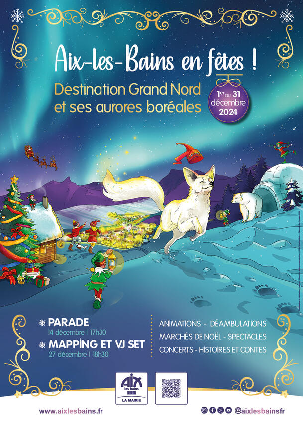 Programme Aix les Bains Noel 2024